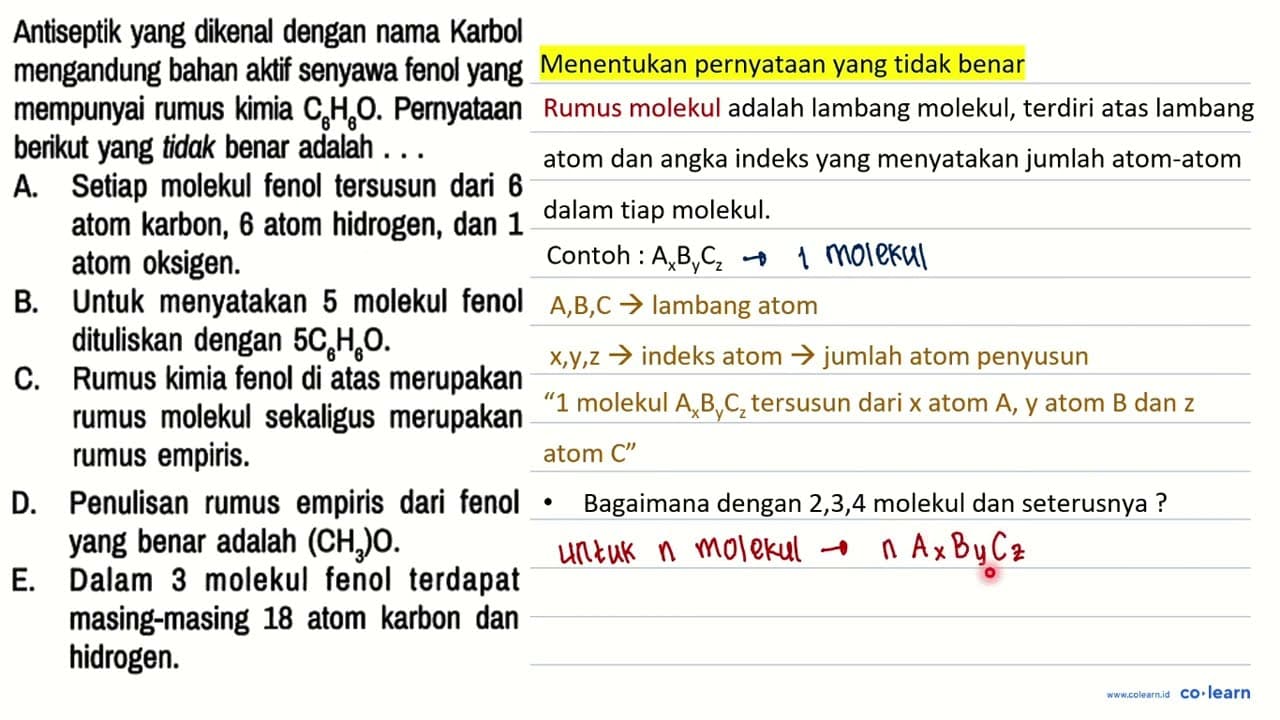 Antiseptik yang dikenal dengan nama Karbol mengandung bahan