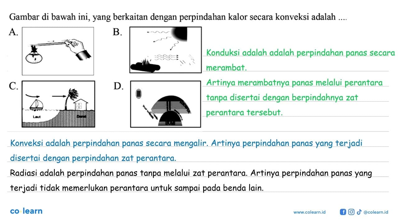 Gambar di bawah ini, yang berkaitan dengan perpindahan