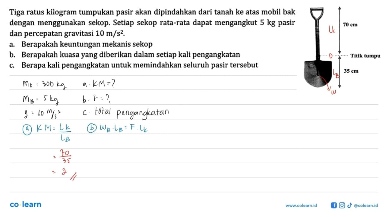 Tiga ratus kilogram tumpukan akan dipindahkan dari tanah ke