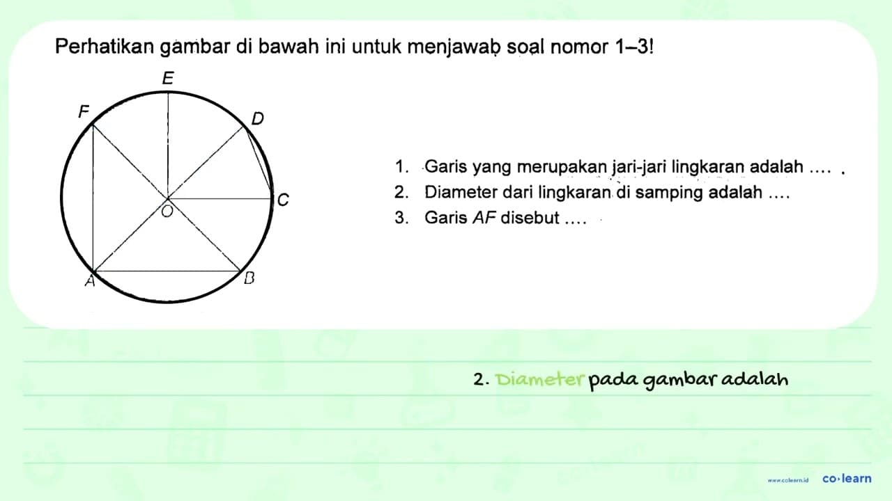 Perhatikan gambar di bawah ini untuk menjawab soal nomor