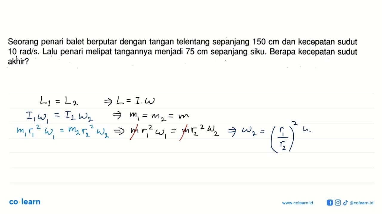 Seorang penari balet berputar dengan tangan telentang