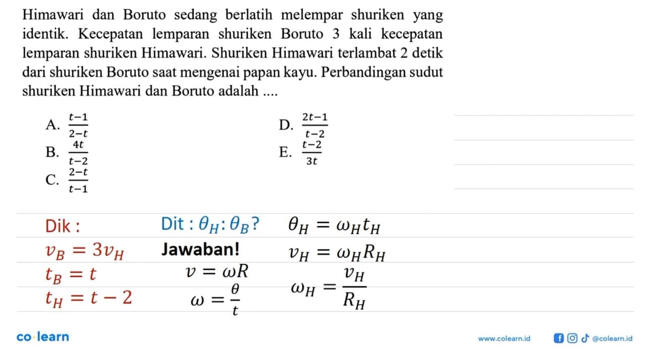 Himawari dan Boruto sedang berlatih melempar shuriken yang