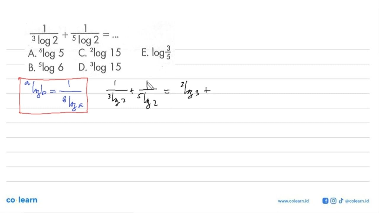 1/3log2+1/log2=...