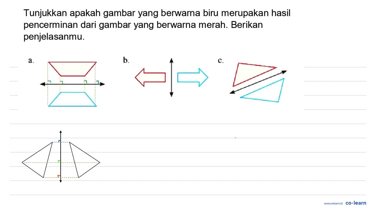 Tunjukkan apakah gambar yang berwarna biru merupakan hasil