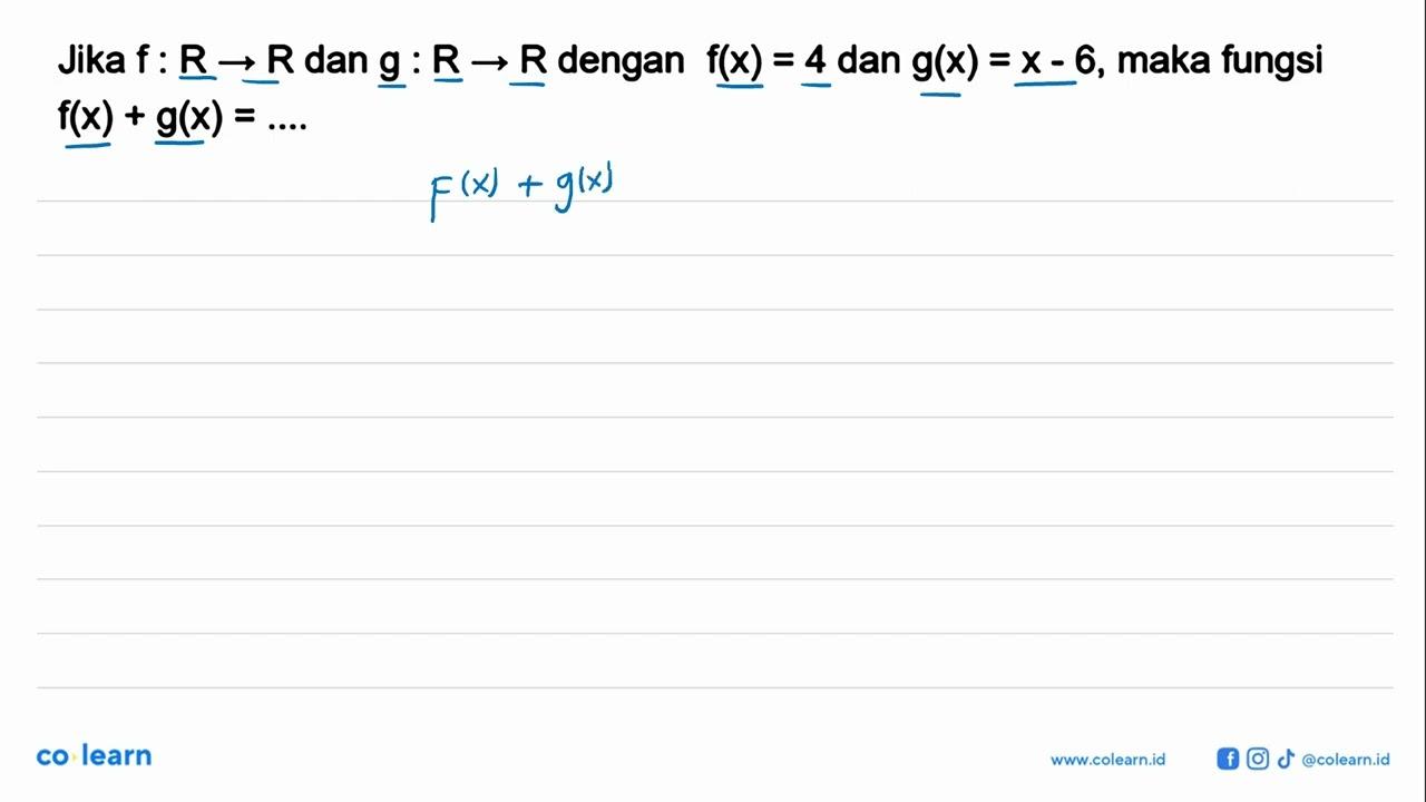 Diketahui f: A ->B dengan A=1,2,3 dan B=a, b, c, d yang