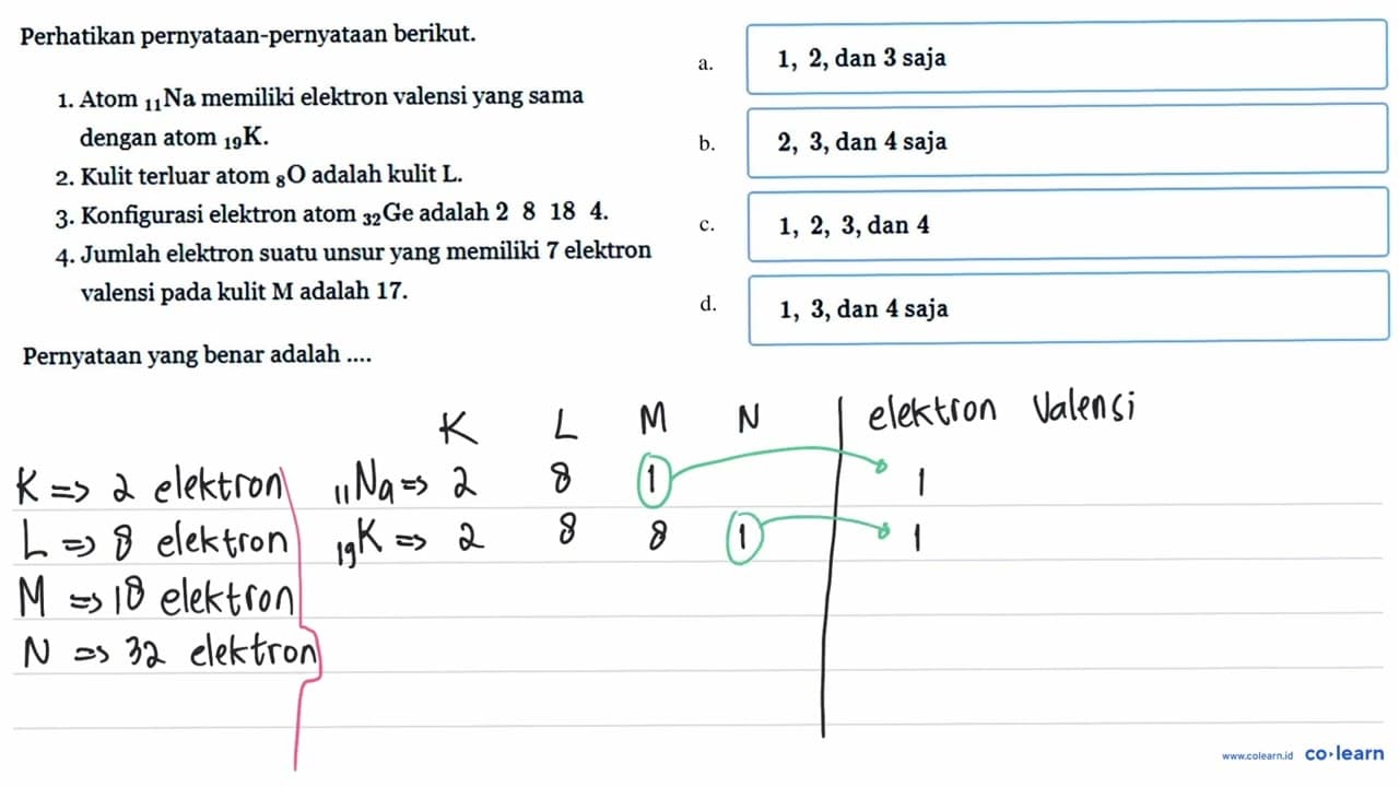 Perhatikan pernyatAn-pernyatAn berikut. begin{array)/(ll) {