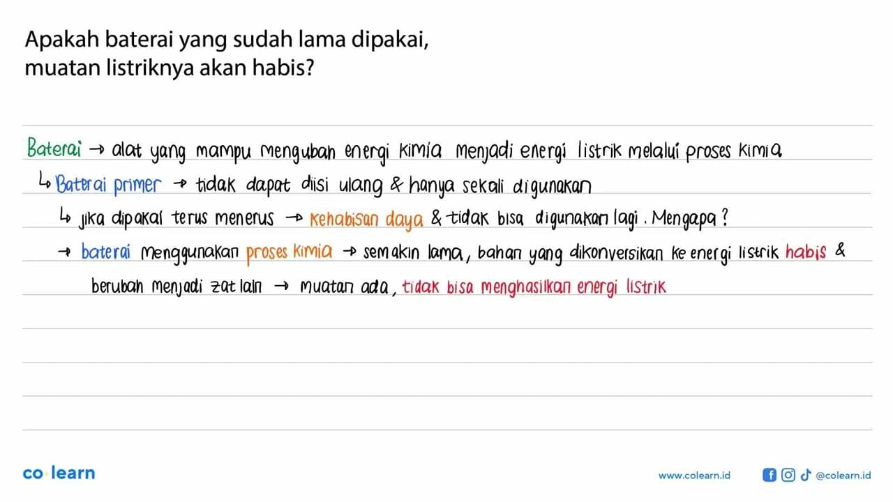 Apakah baterai yang sudah lama dipakai, muatan listriknya