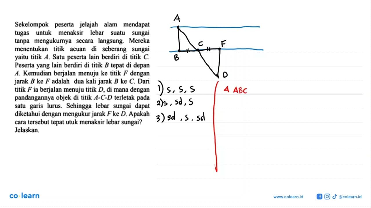 Sekelompok peserta jelajah alam mendapat tugas untuk