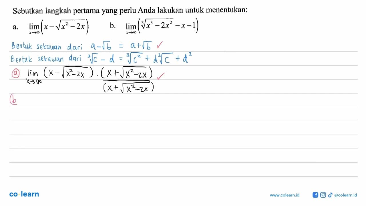 Sebutkan langkah pertama yang perlu Anda lakukan untuk