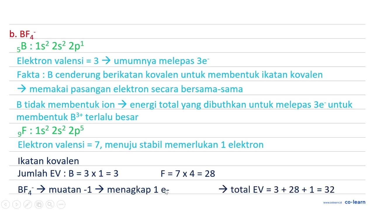 Tentukan bentuk molekul spesi-spesi berikut! a. XeF2 b.