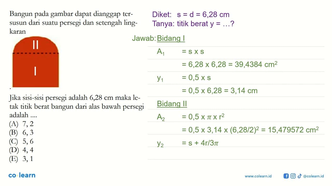 Bangun pada gambar dapat dianggap tersusun dari suatu