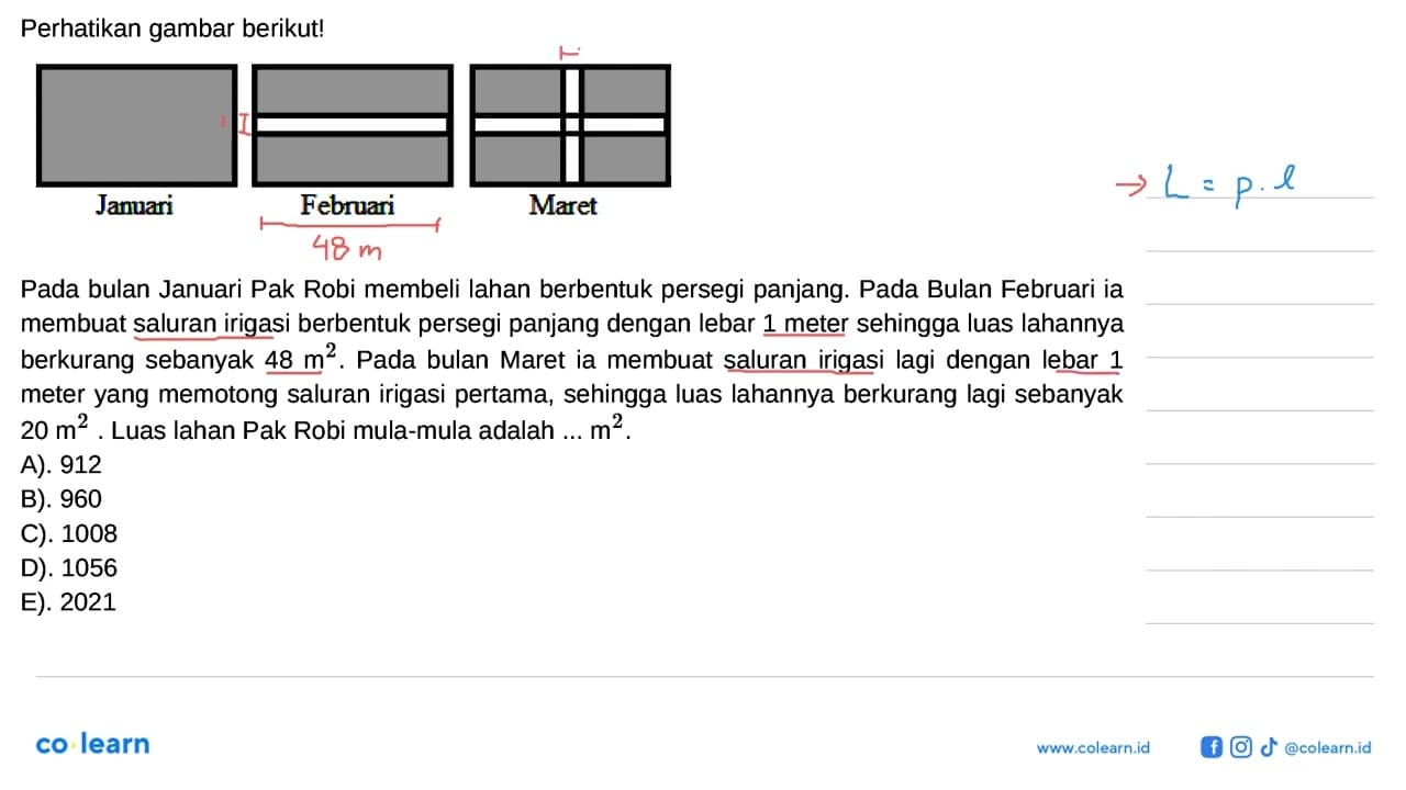 Perhatikan gambar berikut! Januari Februari Maret Pada