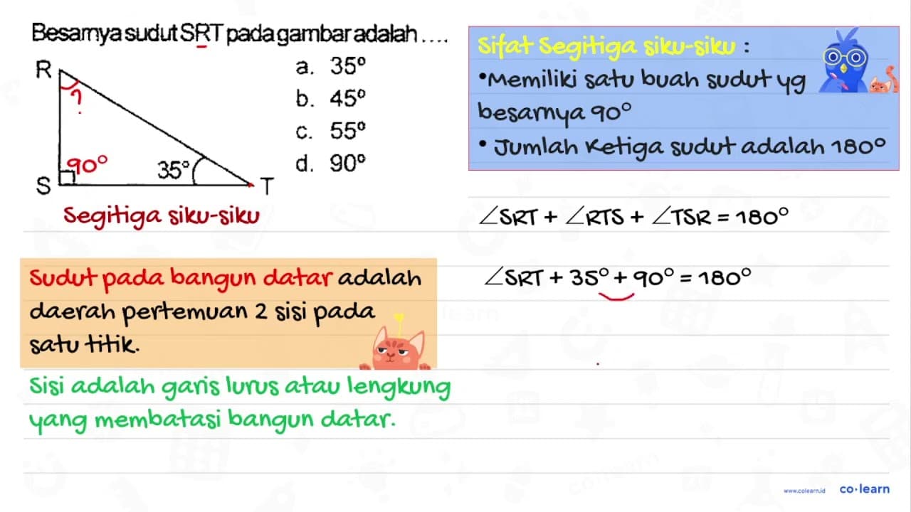 Besamyasudut SRT padagambaradalah.