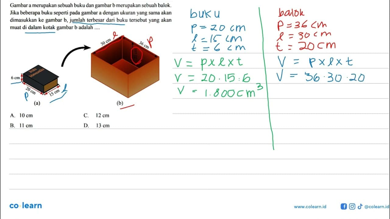 Gambar a merupakan sebuah buku dan gambar b merupakan