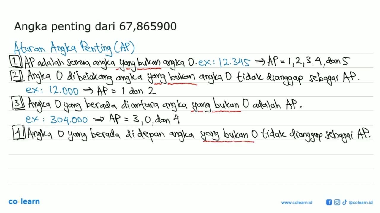 Angka penting dari 67,865900