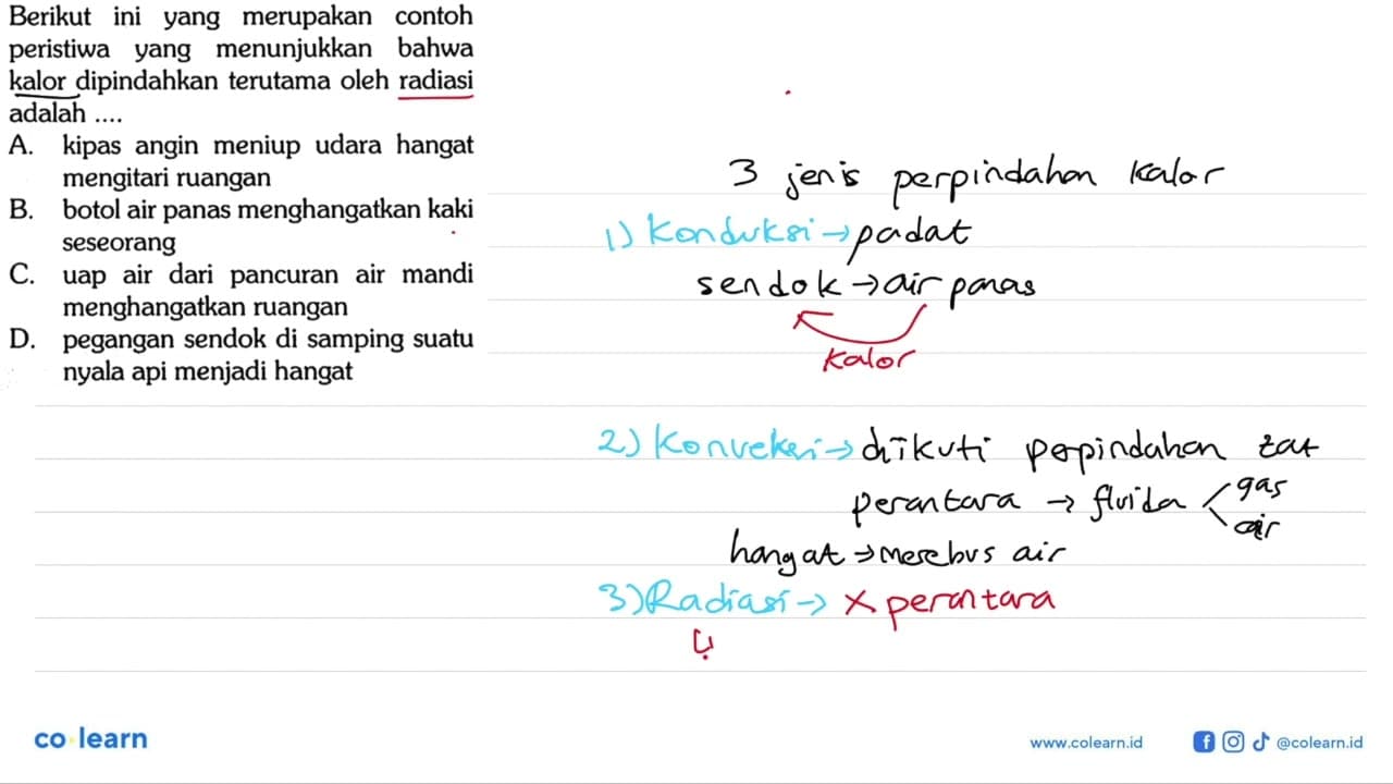 Berikut ini yang merupakan contoh peristiwa yang