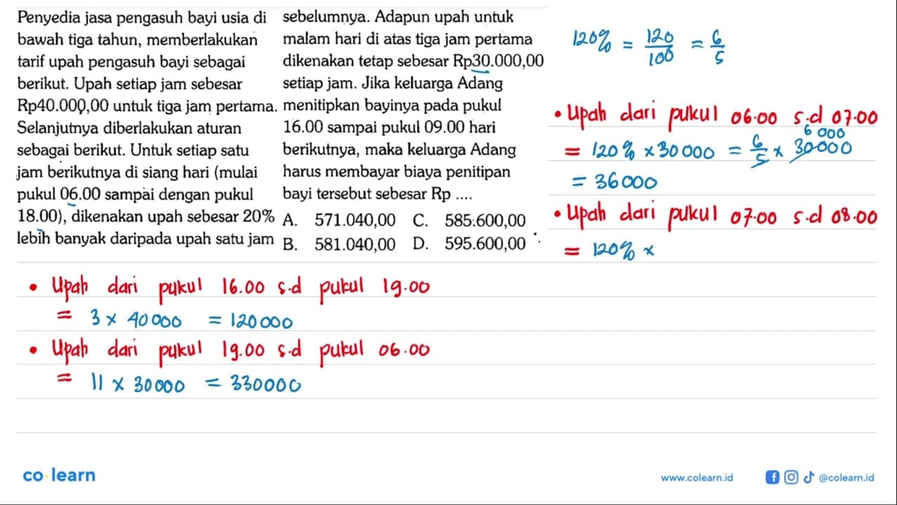 Penyedia jasa pengasuh bayi usia di bawah tiga tahun,