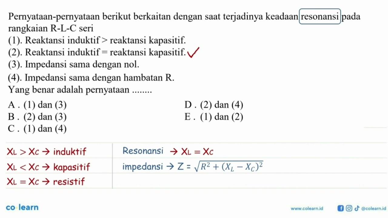 Pernyataan-pernyataan berikut berkaitan dengan saat