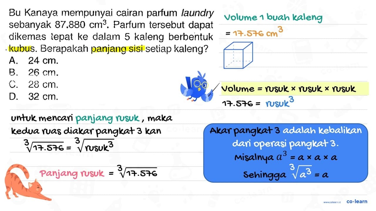 Bu Kanaya mempunyai cairan parfum laundry sebanyak 87.880