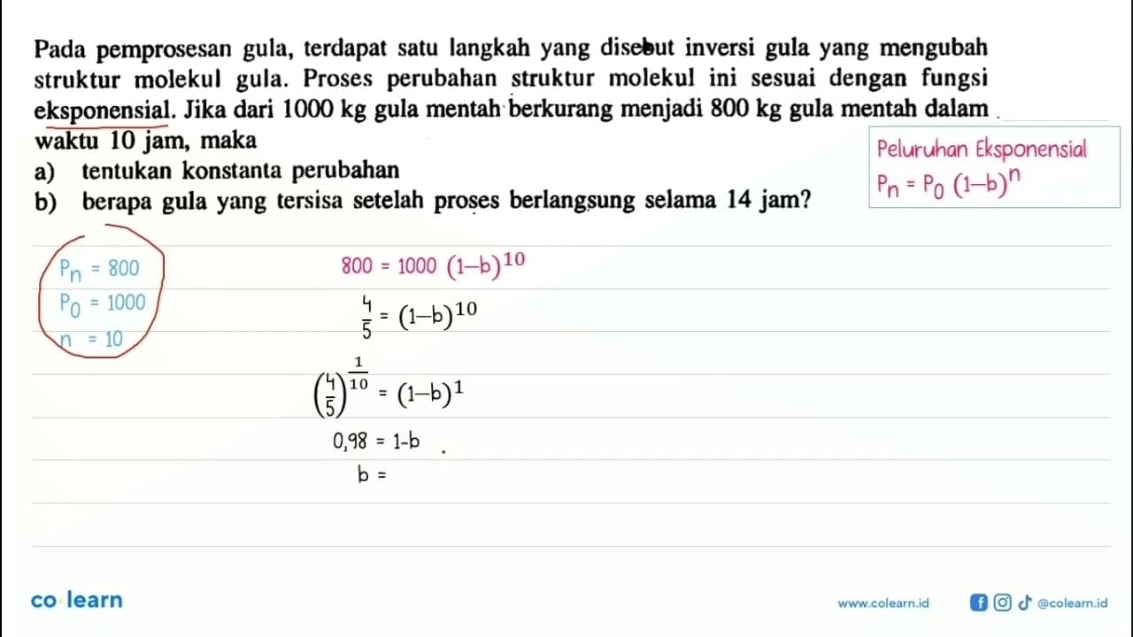 Pada pemprosesan gula, terdapat satu langkah yang disebut