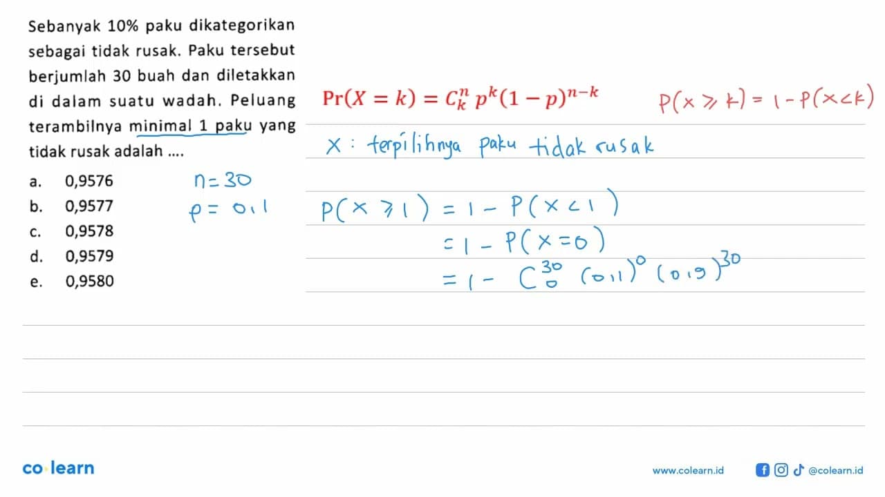 Sebanyak 10% paku dikategorikan sebagai tidak rusak. Paku