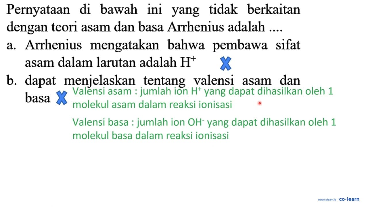 Pernyataan di bawah ini yang tidak berkaitan dengan teori