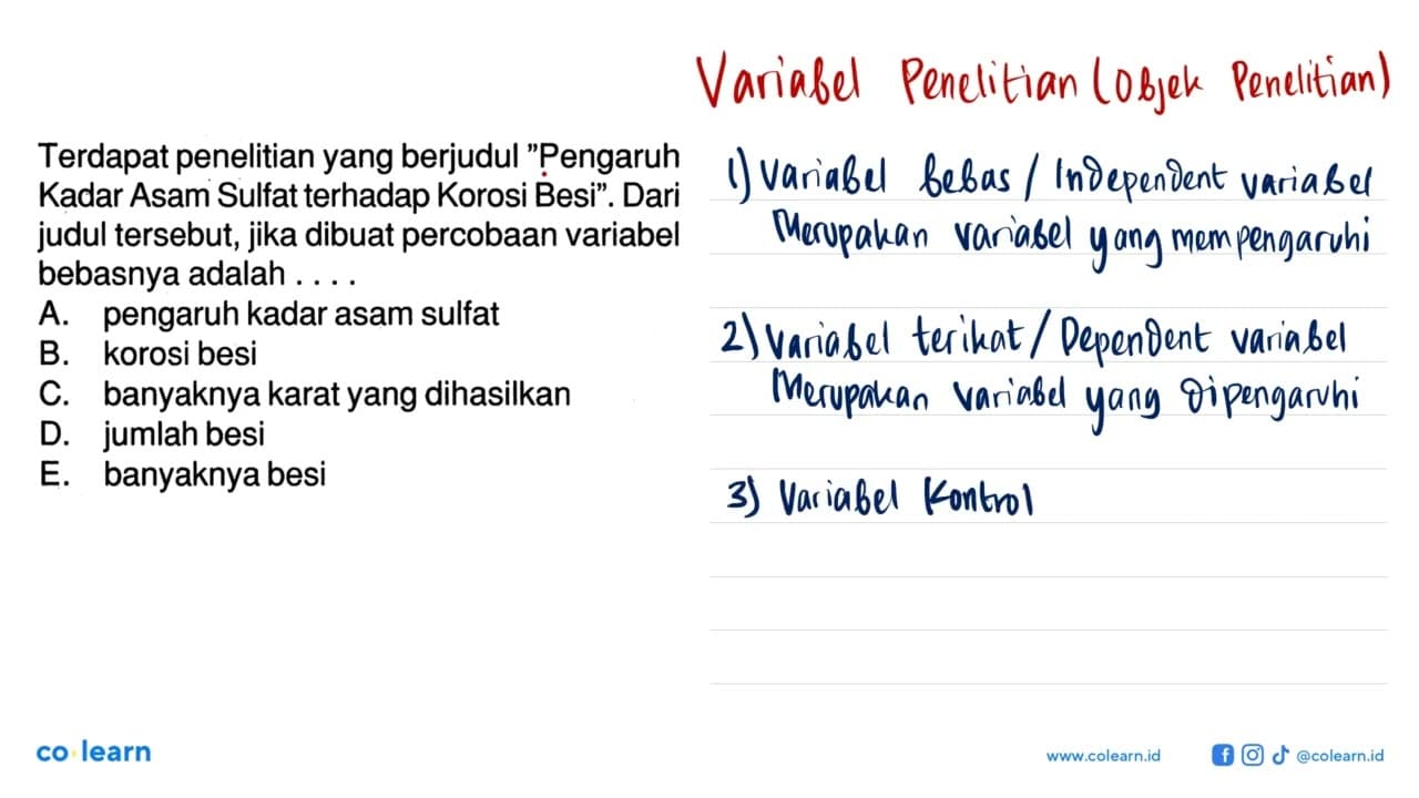 Terdapat penelitian yang berjudul "Pengaruh Kadar Asam