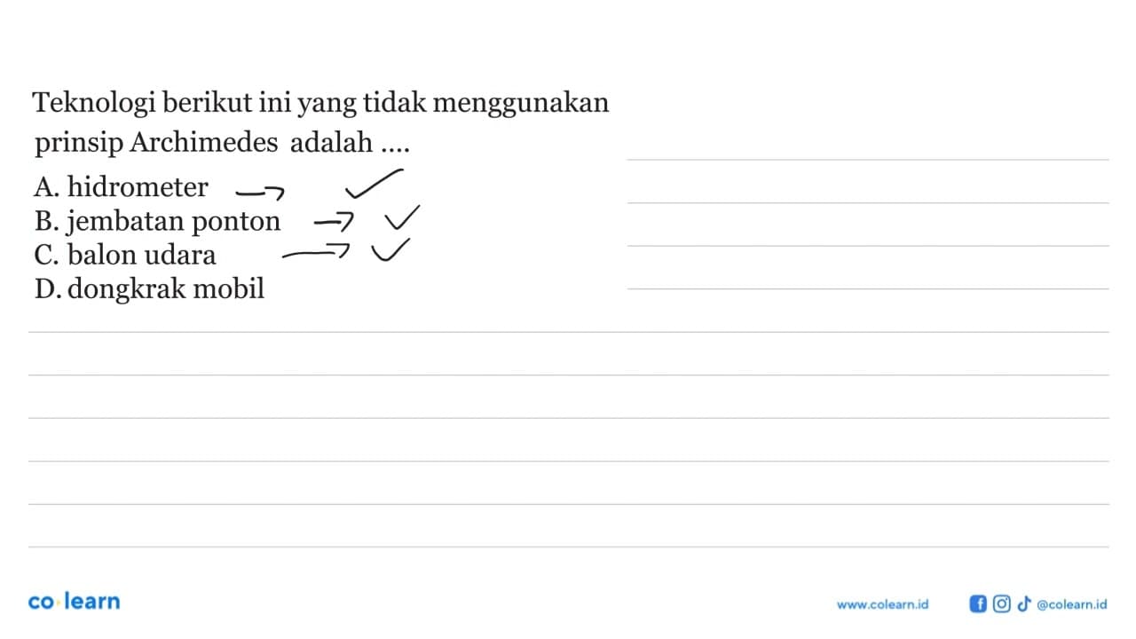 Teknologi berikut ini yang tidak menggunakan prinsip