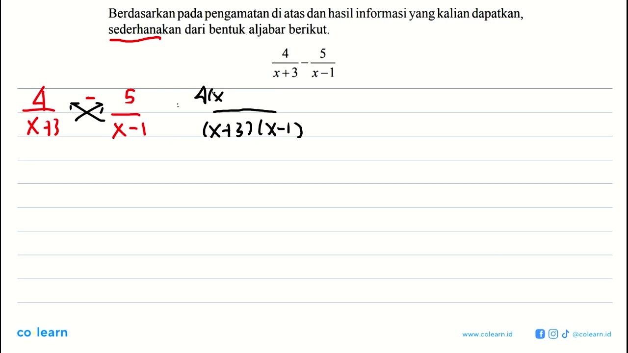 Berdasarkanpada pengamatan di atas dan hasil