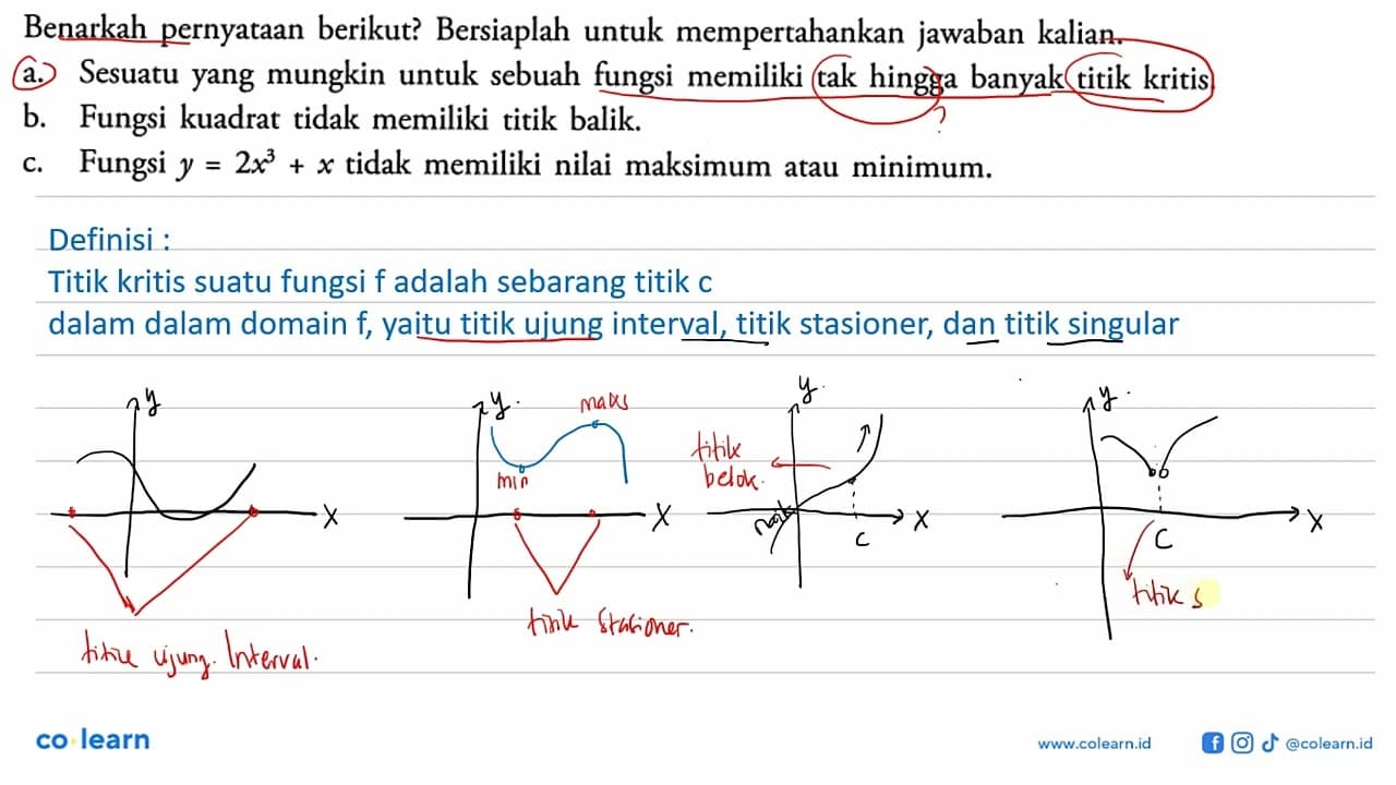 Benarkah pernyataan berikut? Bersiaplah untuk