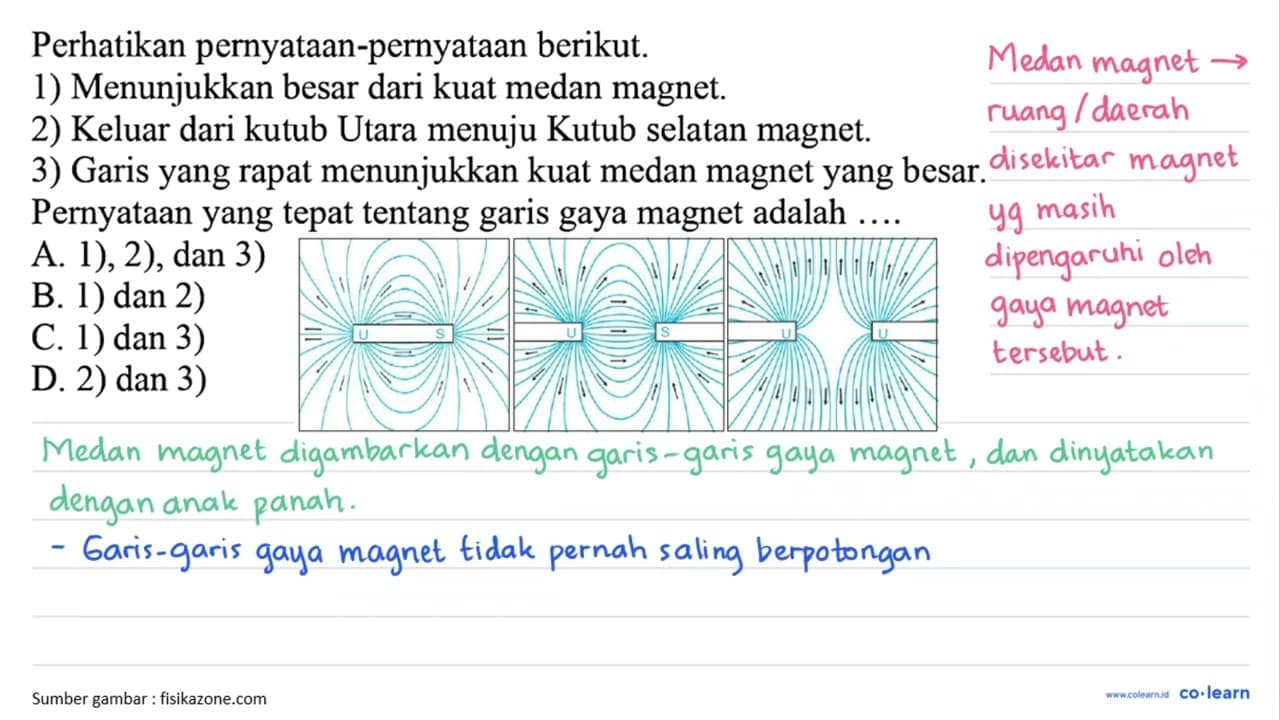 Perhatikan pernyataan-pernyataan berikut. 1) Menunjukkan