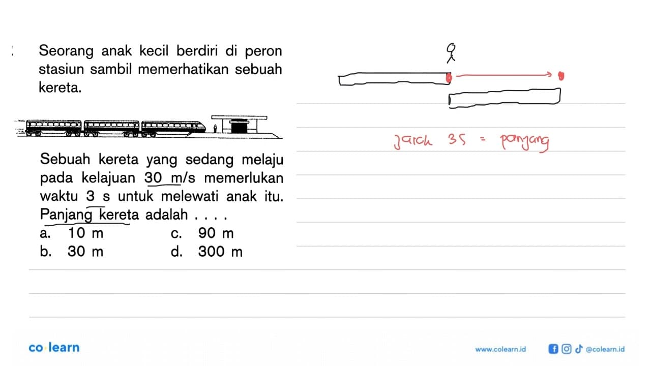 Seorang anak kecil berdiri di peron stasiun sambil