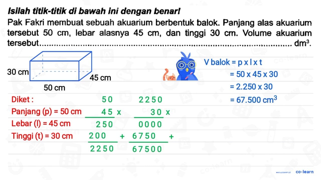 Isilah titik-titik di bawah ini dengan benarl Pak Fakri