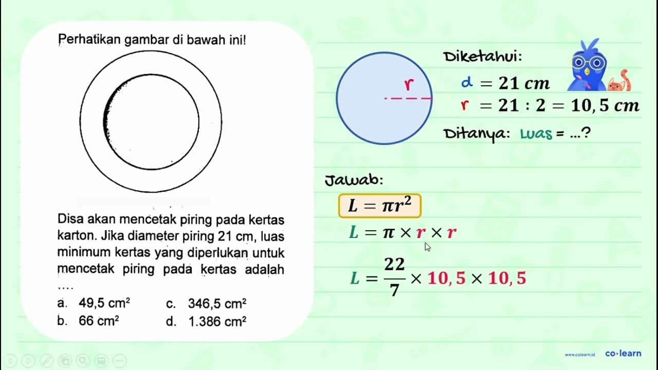 Perhatikan gambar di bawah ini! Disa akan mencetak piring