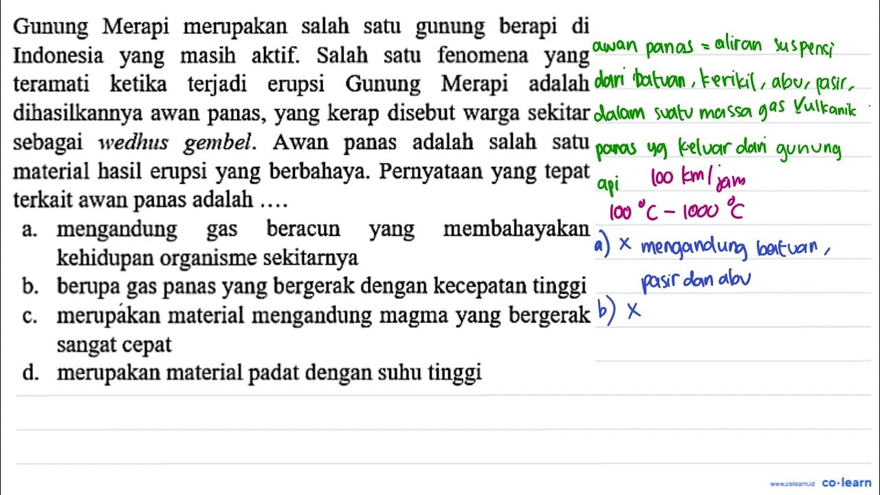 Gunung Merapi merupakan salah satu gunung berapi di