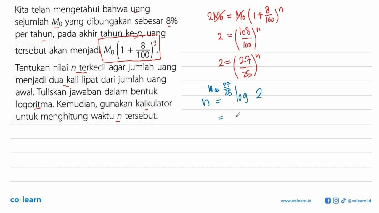 Kita telah mengetahui bahwa uang sejumlah M0 yang