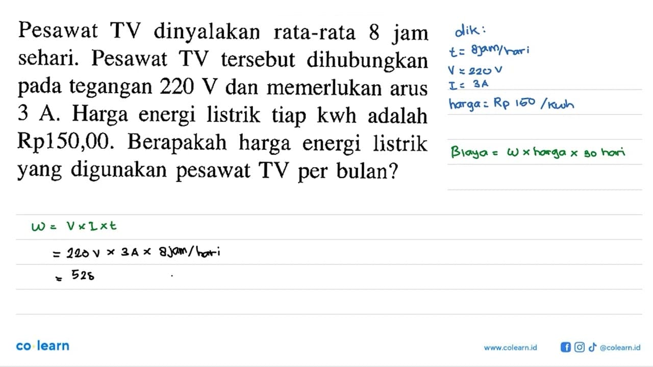 Pesawat TV dinyalakan rata-rata 8 jam sehari. Pesawat TV