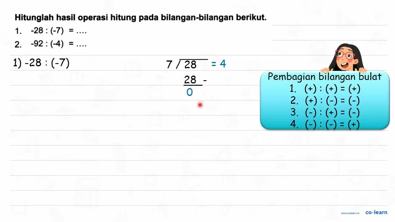 Hitunglah hasil operasi hitung perkalian pada