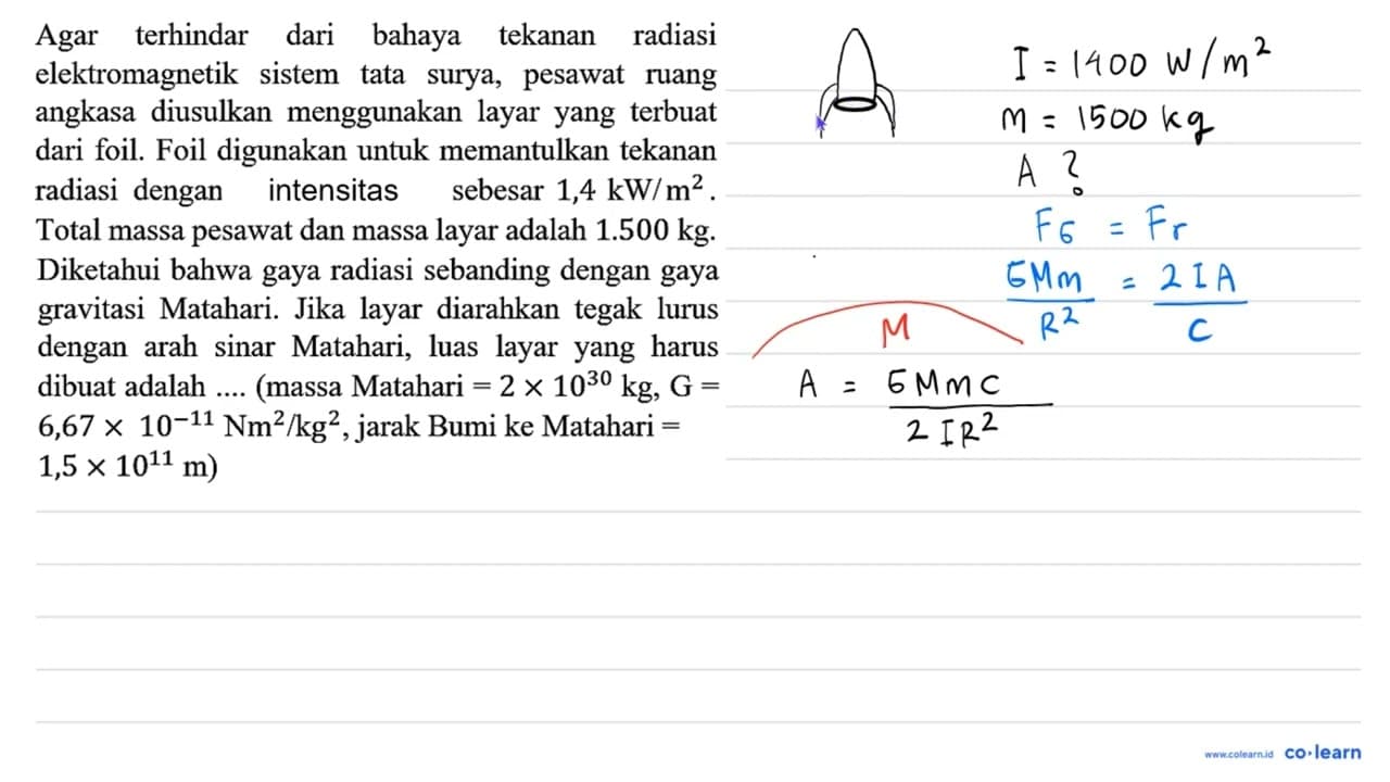 Agar terhindar dari bahaya tekanan radiasi elektromagnetik