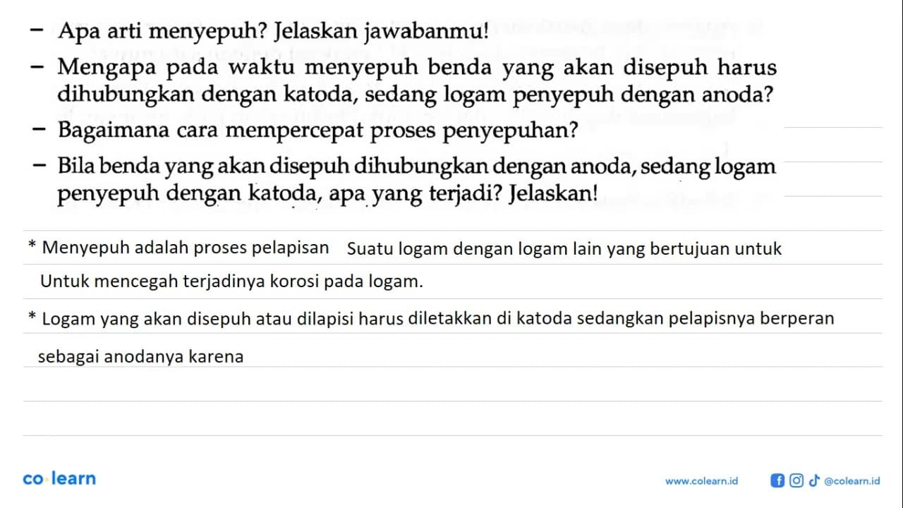 - Apa arti menyepuh? Jelaskan jawabanmu! - Mengapa pada