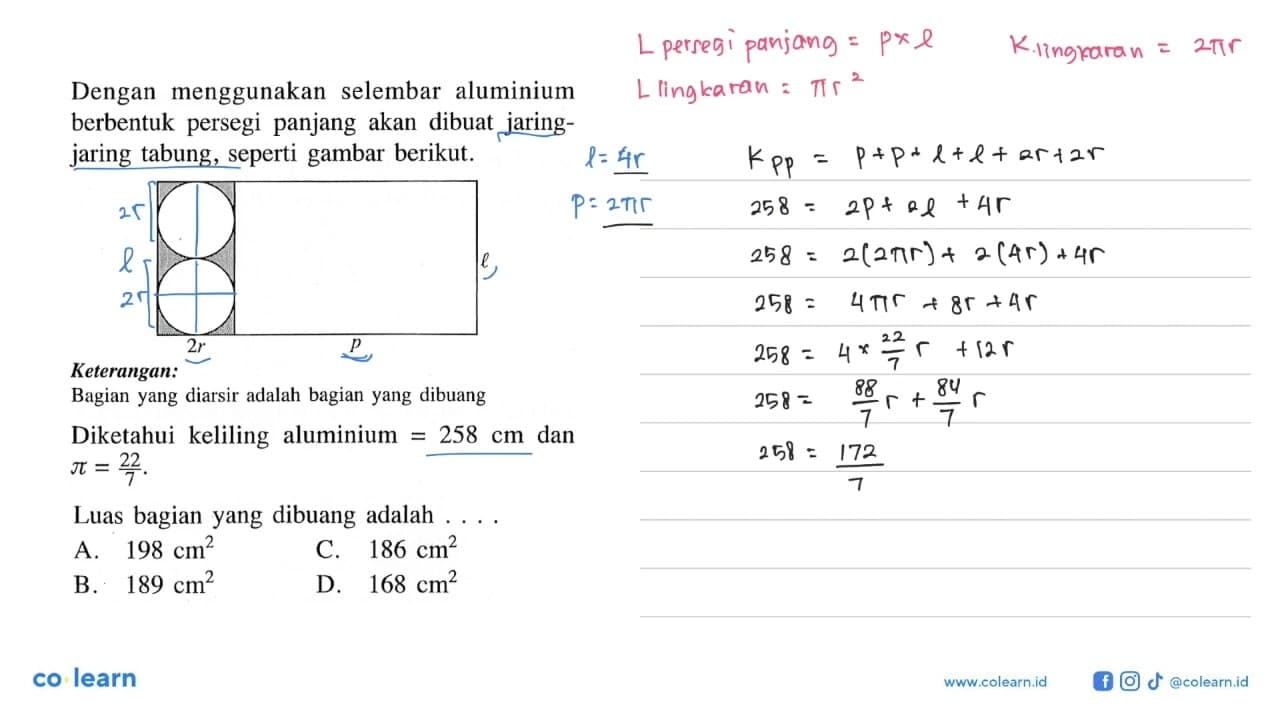 Dengan menggunakan selembar aluminium berbentuk persegi