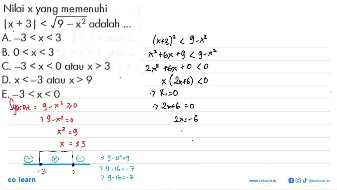 Nilai x yang memenuhi pertidaksamaan |(x+5)/(x-4)|<=1