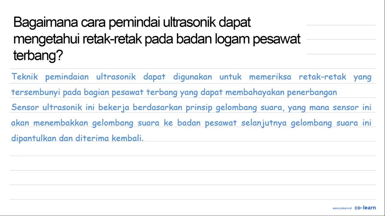 Bagaimana cara pemindai ultrasonik dapat mengetahui