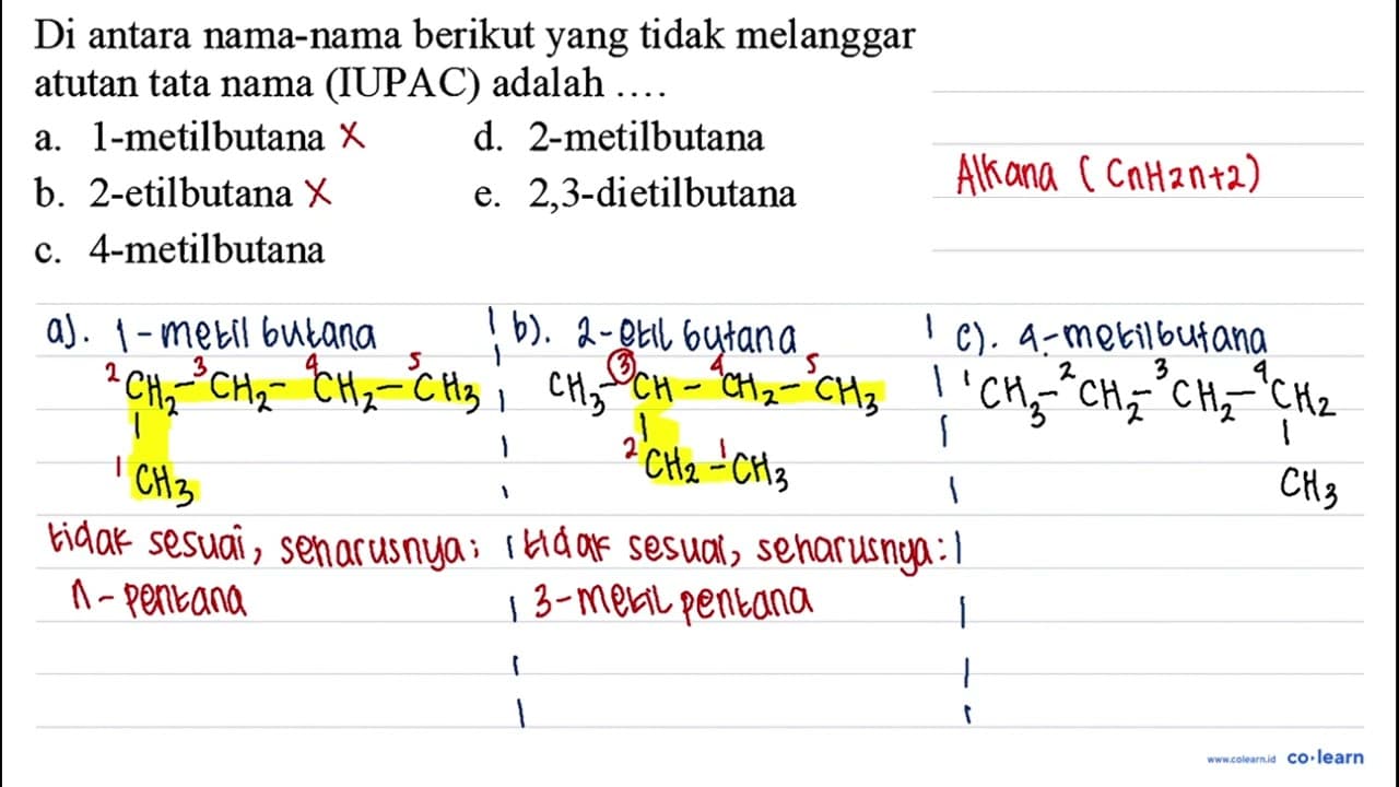 Di antara nama-nama berikut yang tidak melanggar atutan