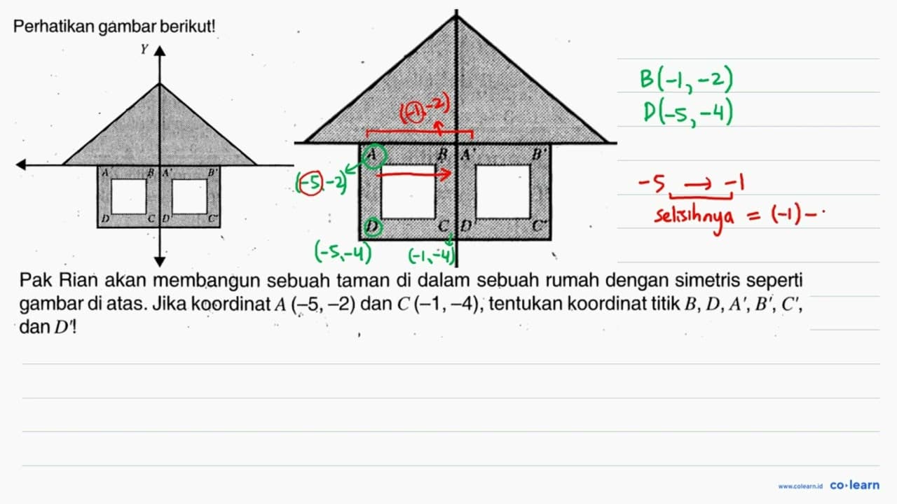 Perhatikan gambar berikut!Pak Rian akan membangun sebuah