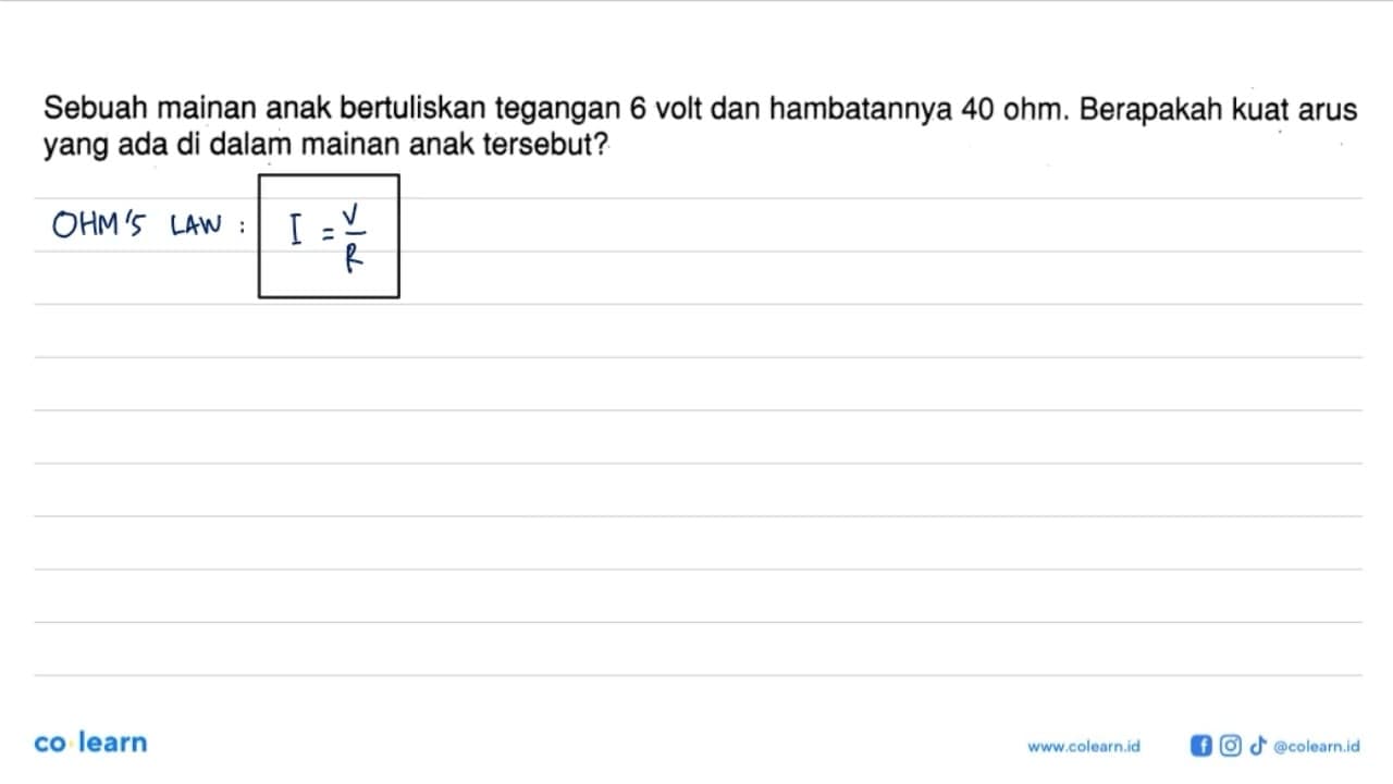 Sebuah mainan anak bertuliskan tegangan 6 volt dan