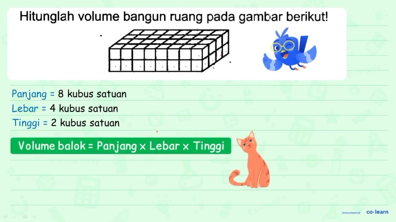 Hitunglah volume bangun ruang pada gambiar berikut!