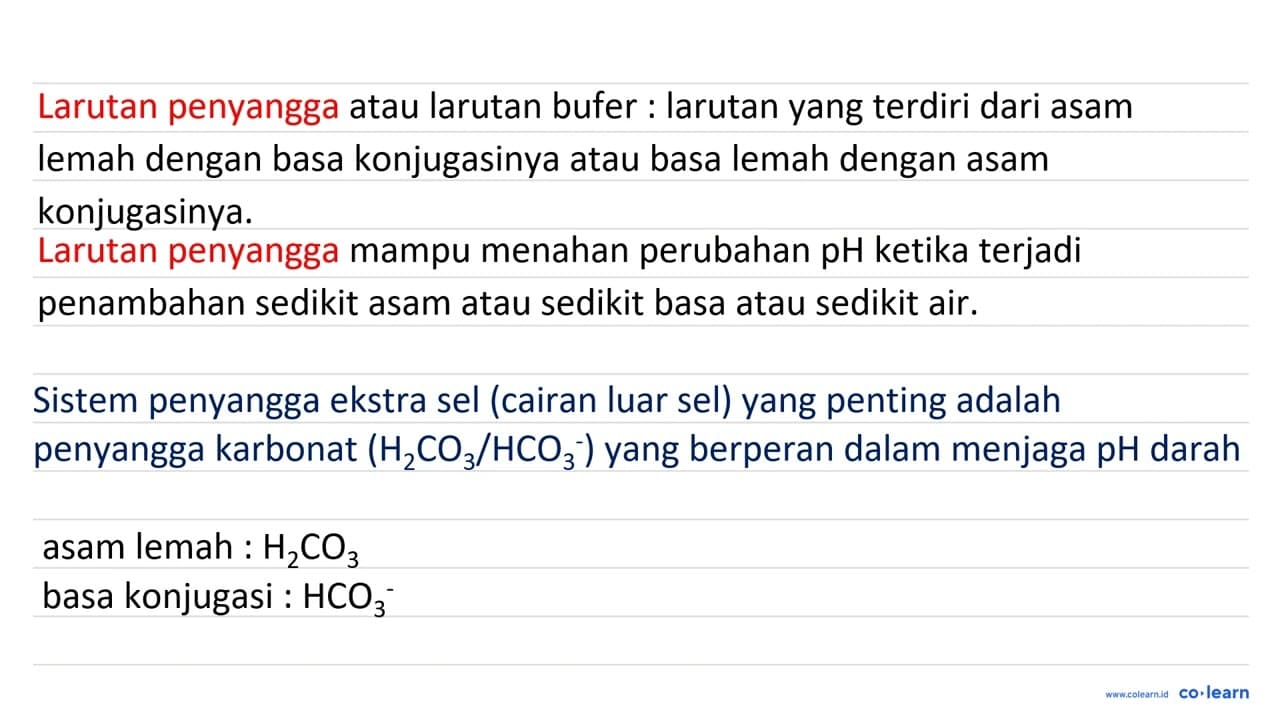 Perhatikan sifat-sifat berikut. 1) Dapat memperkecil pH 2)