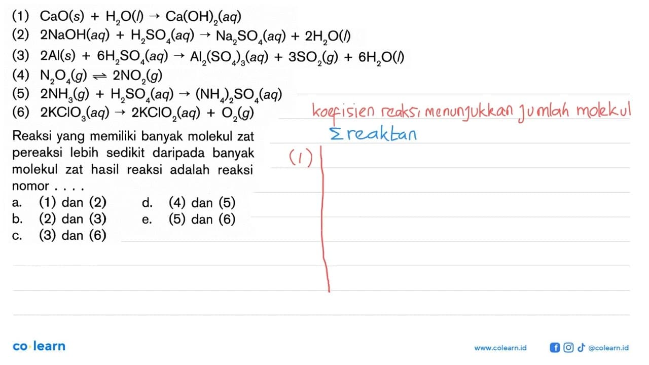 (1) CaO(s)+H2O(l) -> Ca(OH)2(aq) (2) 2NaOH(aq)+H2SO4(aq) ->