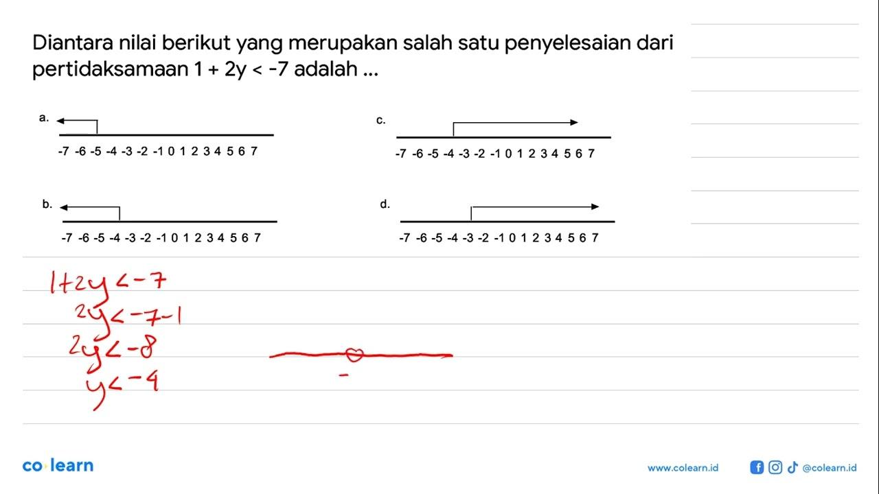 Diantara nilai berikut yang merupakan salah satu